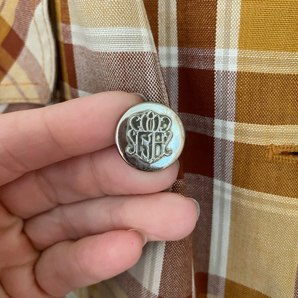 Timeless Trench coat Vintage 1970’ish Preppy  jacket Rare/distinctive buttons - Picture 3 of 13